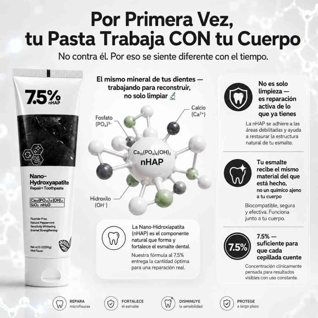 ¿Sensibilidad dental o esmalte débil? Repara tus dientes mientras los blanqueas + OBSEQUIO (LA ORIGINAL)
