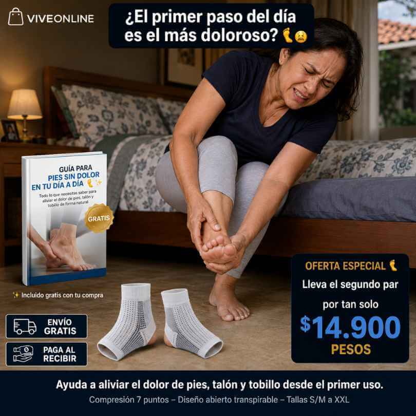FlexRelief Pro — alivia el dolor de pies, talones y tobillos con compresión inteligente de 7 puntos