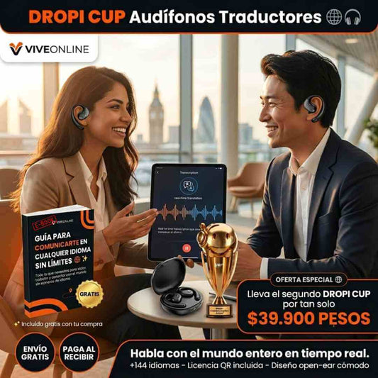 Audífonos Traductores Inteligentes +144 Idiomas – Traducción en Tiempo Real en tus Oídos + (Obsequio)