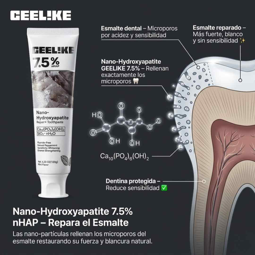 ¿Sensibilidad dental o esmalte débil? Repara tus dientes mientras los blanqueas + OBSEQUIO (LA ORIGINAL)