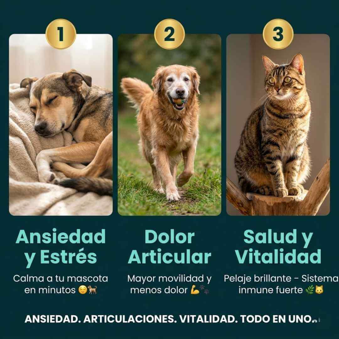 Pet Hemp Oil: El Secreto Natural para una Mascota Tranquila, Sana y Feliz + Obsequio