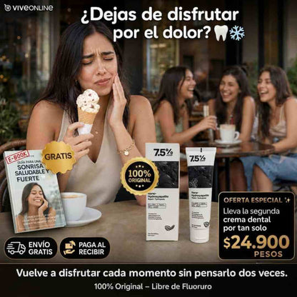 ¿Sensibilidad dental o esmalte débil? Repara tus dientes mientras los blanqueas + OBSEQUIO (LA ORIGINAL)