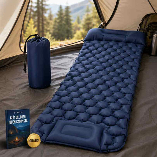 Colchoneta Camping Autoinflable Ligera