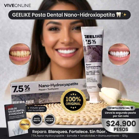 ¿Sensibilidad dental o esmalte débil? Repara tus dientes mientras los blanqueas + OBSEQUIO (LA ORIGINAL)