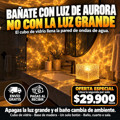 Banate con luz de aurora, no con la luz grande
