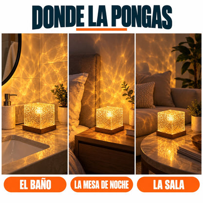 Donde la pongas: el bano, la mesa de noche o la sala