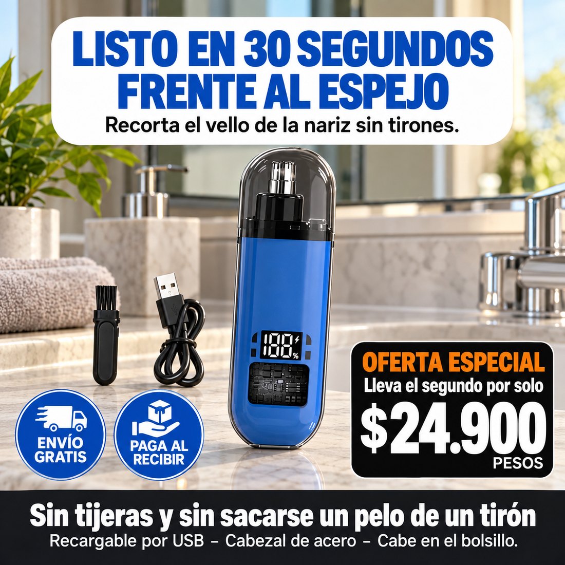 PULCRO: listo en 30 segundos frente al espejo