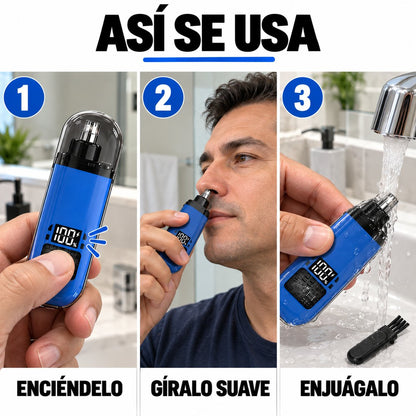 Asi se usa: enciendelo, giralo suave y enjuagalo